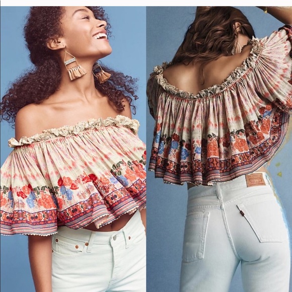 Anthropologie Tops - ANTHROPOLOGIE BHANUNI by JYOTI Villa Boho Blouse